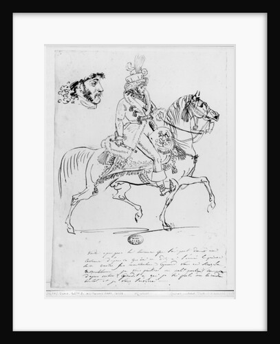 Equestrian portrait of Prince Joachim Murat by Baron Antoine Jean Gros