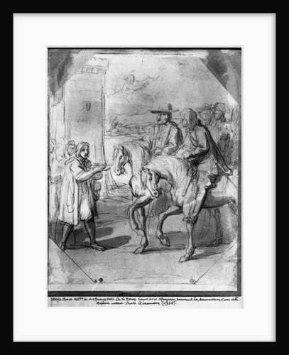 Louis XIV receiving the submission of a town by Charles Le Brun