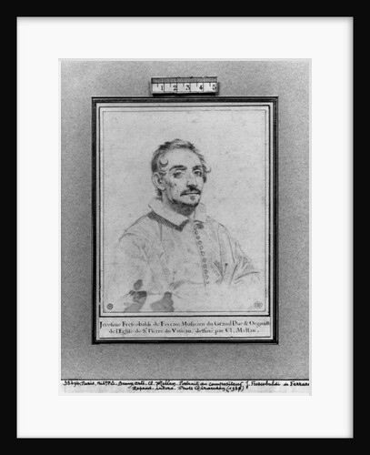Girolamo Frescobaldi by Claude Mellan