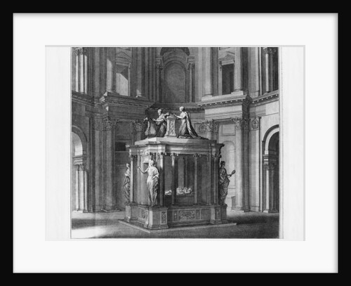 Tomb of Henri II and Catherine de Medicis in the Valois mausoleum by Jean Baptiste Alexandre Le Blond