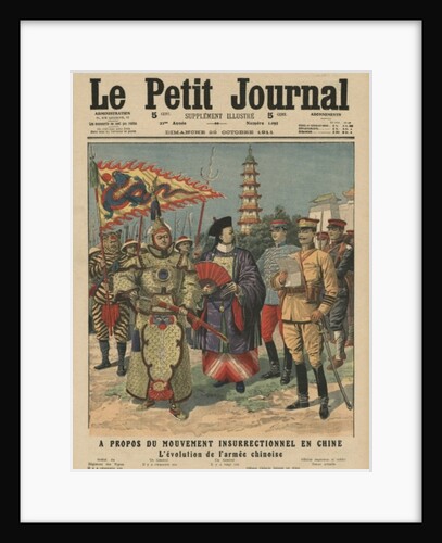 Movement of revolt in China, evolution of the Chinese army by French School