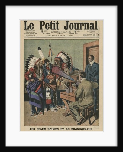 The Redskins and the phonograph by French School
