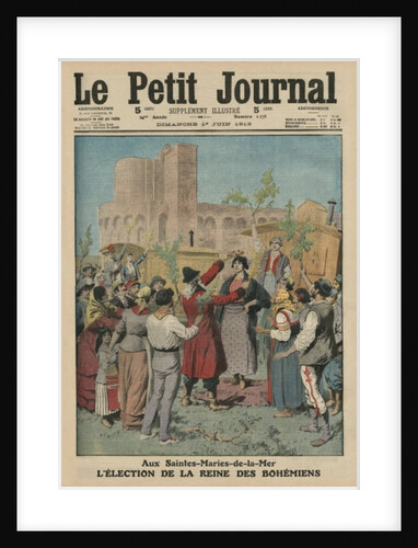 Electing the Queen of the Bohemians, Sainte-Maries-de-la-Mer by French School