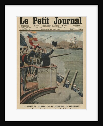 Presidential trip of Raymond Poincare to England by French School