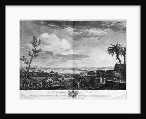 Port of Antibes in Provence, series of 'Les Ports de France' by Claude Joseph Vernet