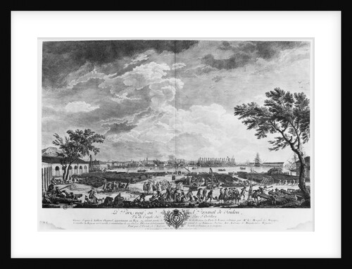 New Port and Arsenal of Toulon, seen from the artillery depot, series of 'Les Ports de France' by Claude Joseph Vernet