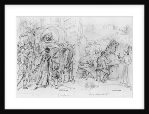 Album of the Siege of Paris, Milk, Ramparts by Gustave Dore