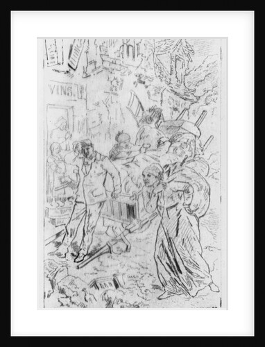 Album of the Siege of Paris, Emigrants by Gustave Dore