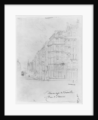 Album of the Siege of Paris, Shell of Cafe de Versailles, rue de Rennes by Gustave Dore