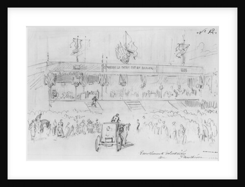 Album of the Siege of Paris, Enrolment of volunteers at the Pantheon by Gustave Dore