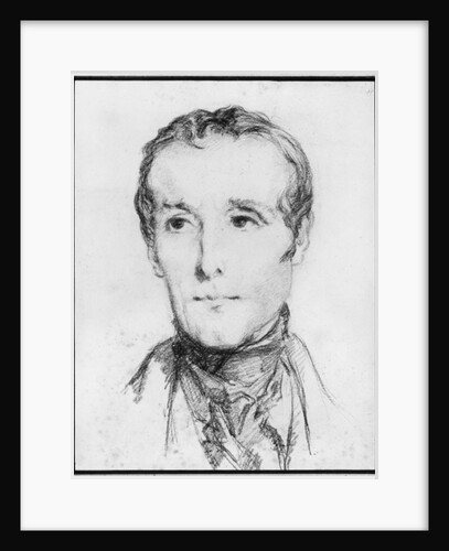 Portrait of Alphonse de Lamartine, c.1848 by Theodore Chasseriau
