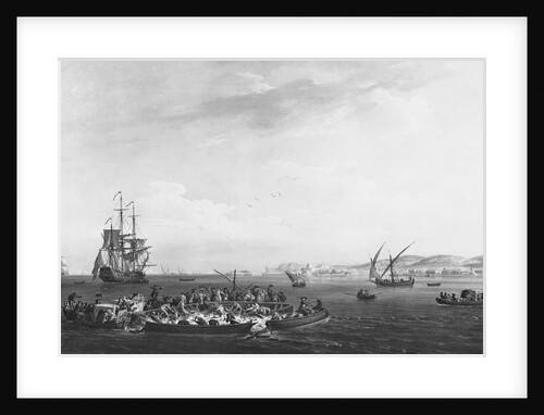 La Madrague or tuna fishing, view of the Bay of Bandol, 1755 by Claude Joseph Vernet