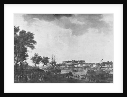 View of Bayonne seen from the avenue of Bouflers near the gate of Mousserole, 1761 by Claude Joseph Vernet