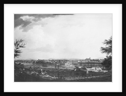 View of Bayonne seen from halfway down the citadel, 1761 by Claude Joseph Vernet