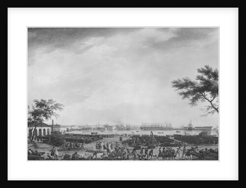 New Port and Arsenal of Toulon, seen from the artillery depot, 1755 by Claude Joseph Vernet