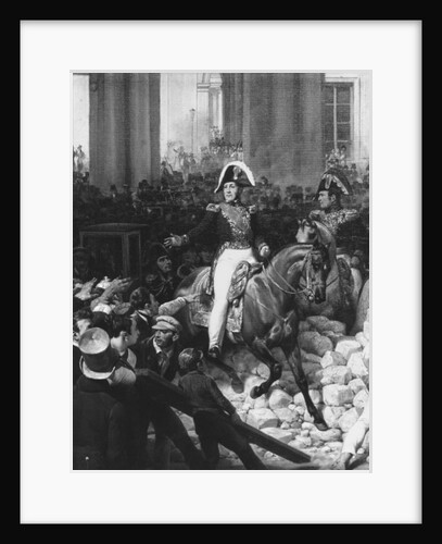 The Duke of Orleans Leaves the Palais-Royal and Goes to the Hotel de Ville on 31st July 1830, 1832 by Antoine Charles Horace Vernet