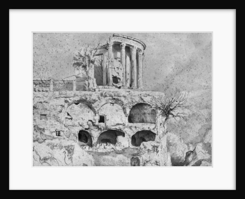 Temple of the Sibyl, Tivoli by Claude Joseph Vernet