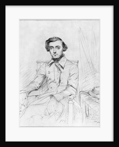Portrait of Charles Alexis Henri Clerel de Tocqueville, 1844 by Theodore Chasseriau