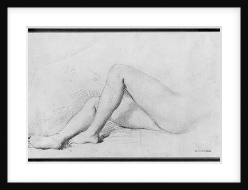 Study of legs by Theodore Chasseriau
