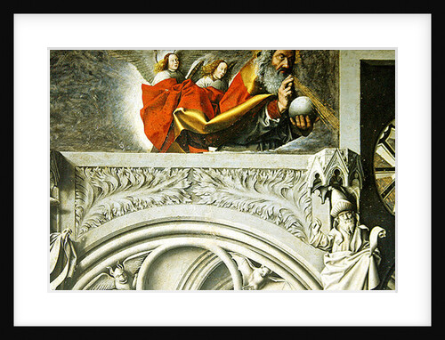 God the Father in Heaven sending out his Son to the Virgin Mary, c.1445 by Master of the Aix Annunciation