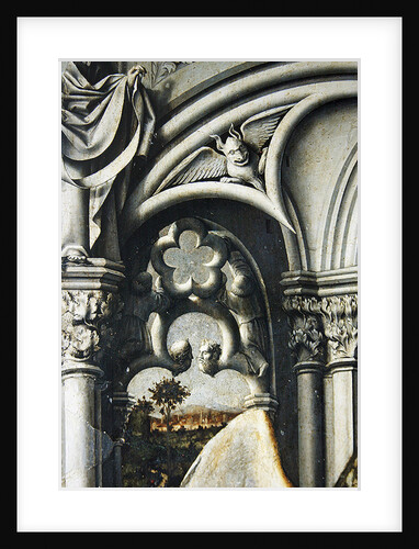 Architectural details from the Aix Annunciation, c.1445 by Master of the Aix Annunciation