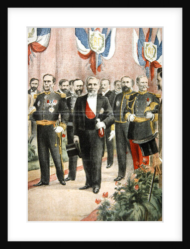 The arrival of President Loubet in Russia for a state visit, cover of 'Le Petit Journal', 18 May, 1902 by French School