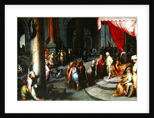 Joseph Presents his Father and Brothers to the Pharaoh, c.1590 by Jan Harmensz Muller