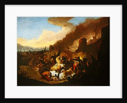 Scene of a Battle by Jan van Huchtenburgh