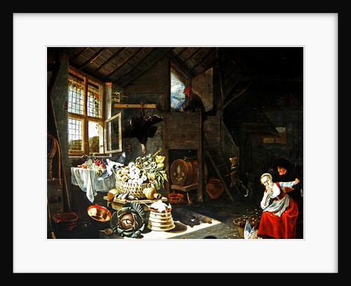 Interior of a farmhouse by Hendrik Martensz Sorgh