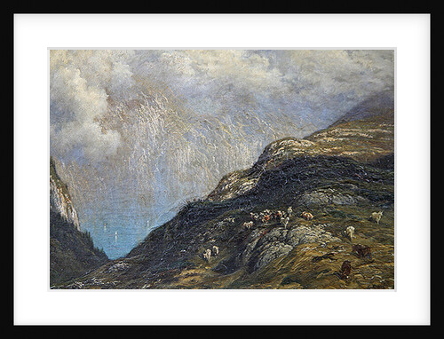 Mountainous landscape by Gustave Dore