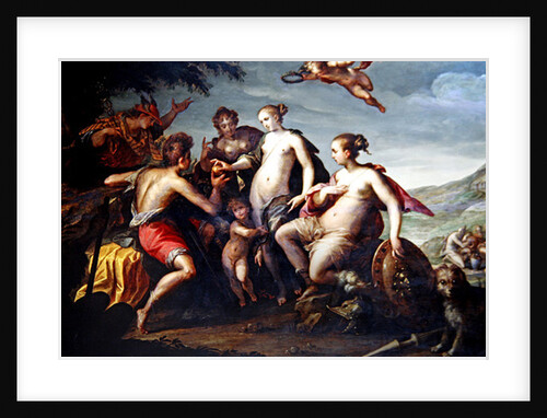 The Judgement of Paris by Johann or Hans von Aachen