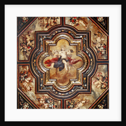 Allegory of Truth, small ceiling panel by French School