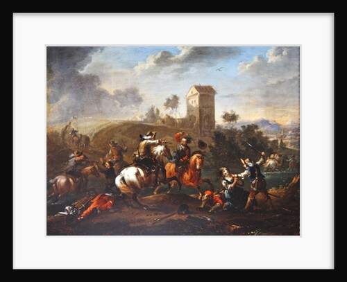 Bandits Scene by Philips Wouwermans or Wouwerman
