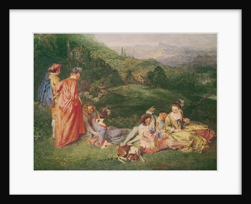 Peaceful Love, c.1718-19 by Jean Antoine Watteau