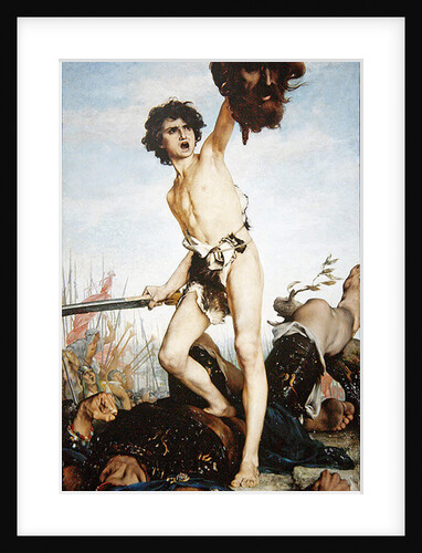 David Victorious Over Goliath, 1876 by Gabriel-Joseph-Marie-Augustin Ferrier