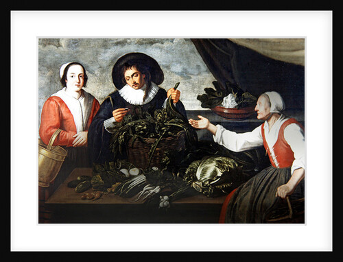 The Vegetable Seller by Adriaen van Utrecht