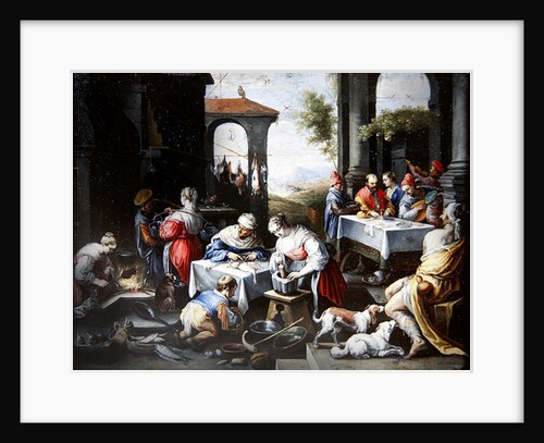 Parable of Lazarus and the Rich Man by David the Younger Teniers