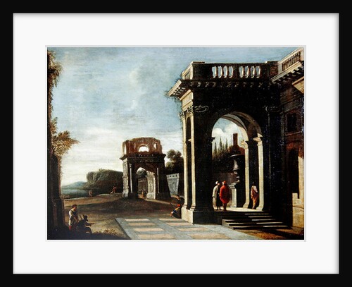 Principal monuments of Ancient Rome: Arch of Titus by Viviano Codazzi