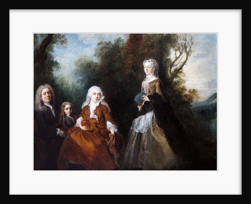 Family in a Park by Nicolas Lancret