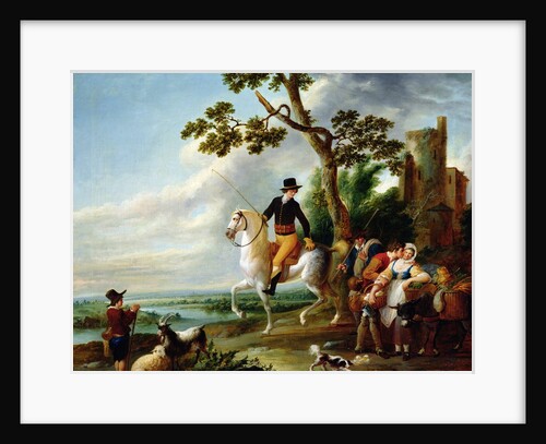 A Romantic Meeting by Louis Joseph Watteau