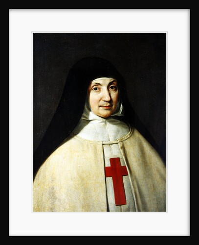 Portrait of Angelique Arnauld d'Andilly by Philippe de Champaigne