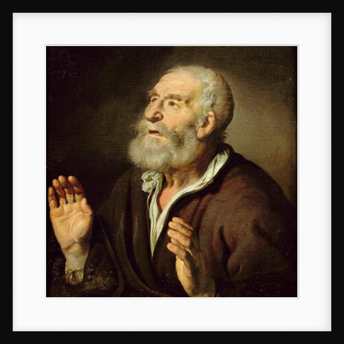 Portrait of an old man by French School