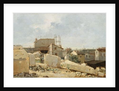 Earthworks at Caen by Stanislas Victor Edouard Lepine