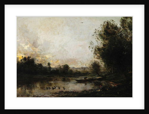 The Banks of the Oise, 1873 by Charles Francois Daubigny