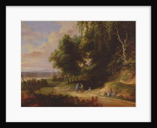 Landscape with gypsy figures by David & Vadder Lodewijk de (1605-55) Teniers