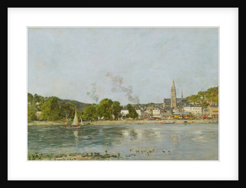 The Seine at Caudebec-en-Caux, 1889 by Eugene Louis Boudin