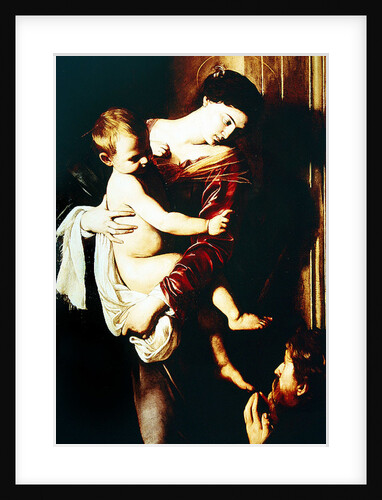 Detail of Madonna of the Pilgrims, c.1603-05 by Michelangelo Merisi da Caravaggio