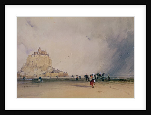 Mont Saint Michel by Richard Parkes Bonington
