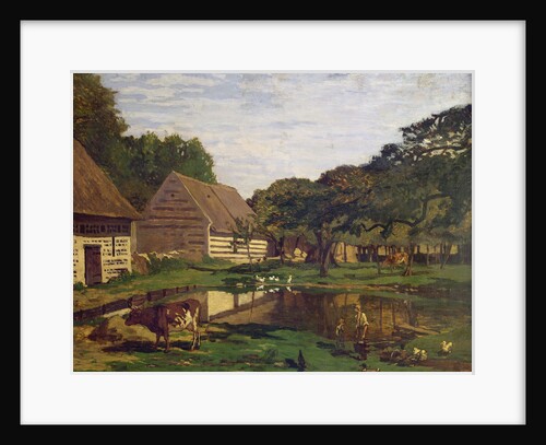 A Farmyard in Normandy, c.1863 by Claude Monet