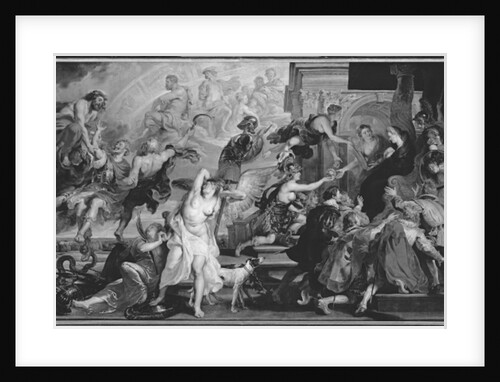 The Apotheosis of Henri IV and the Proclamation of the Regency of Marie de Medici, 1622-25 by Peter Paul Rubens